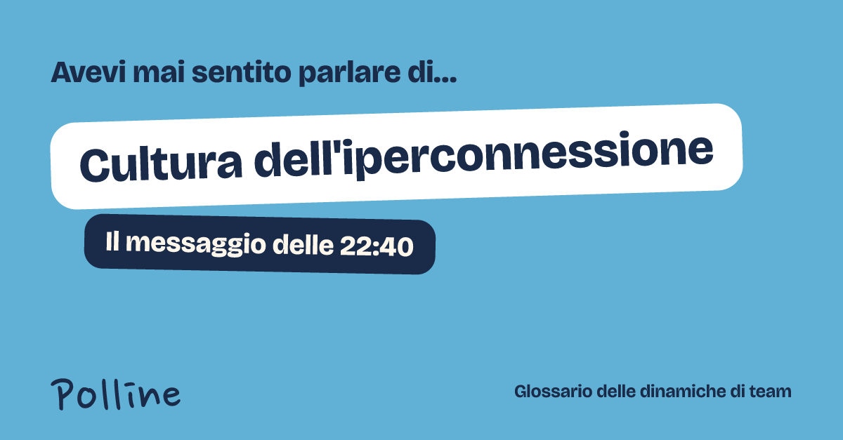 L'immagine che comparirà nel post su Cultura dell'iperconnessione