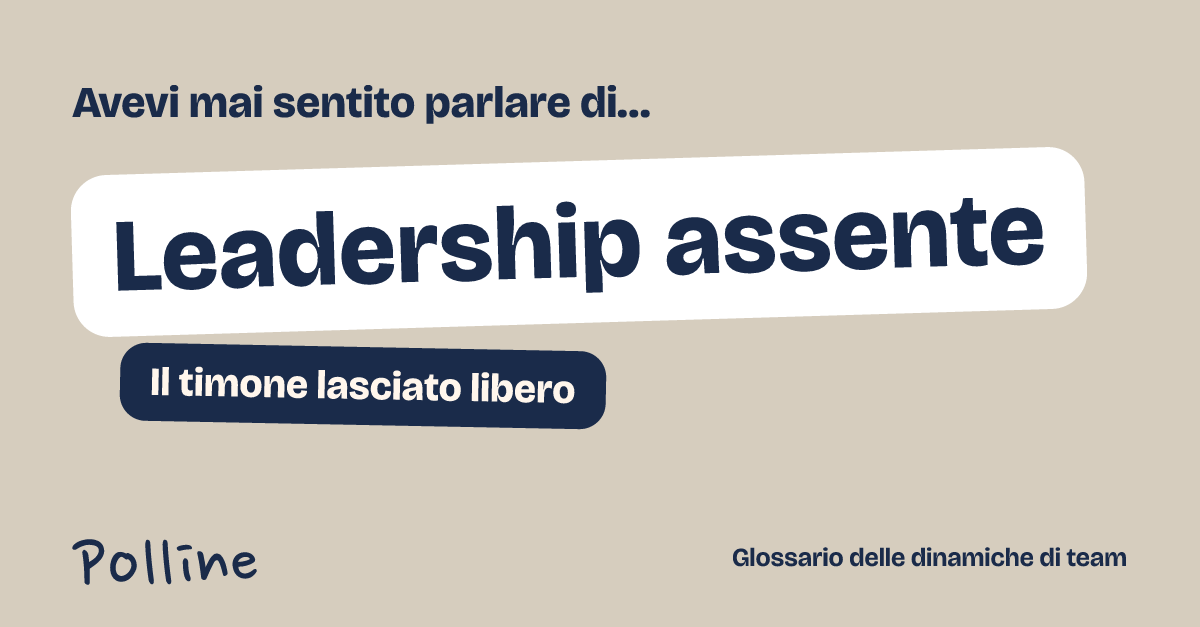 L'immagine che comparirà nel post su Leadership assente