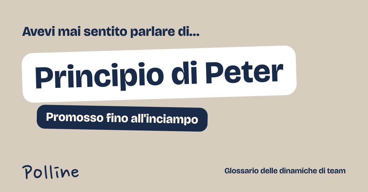 L'immagine che comparirà nel post su Principio di Peter
