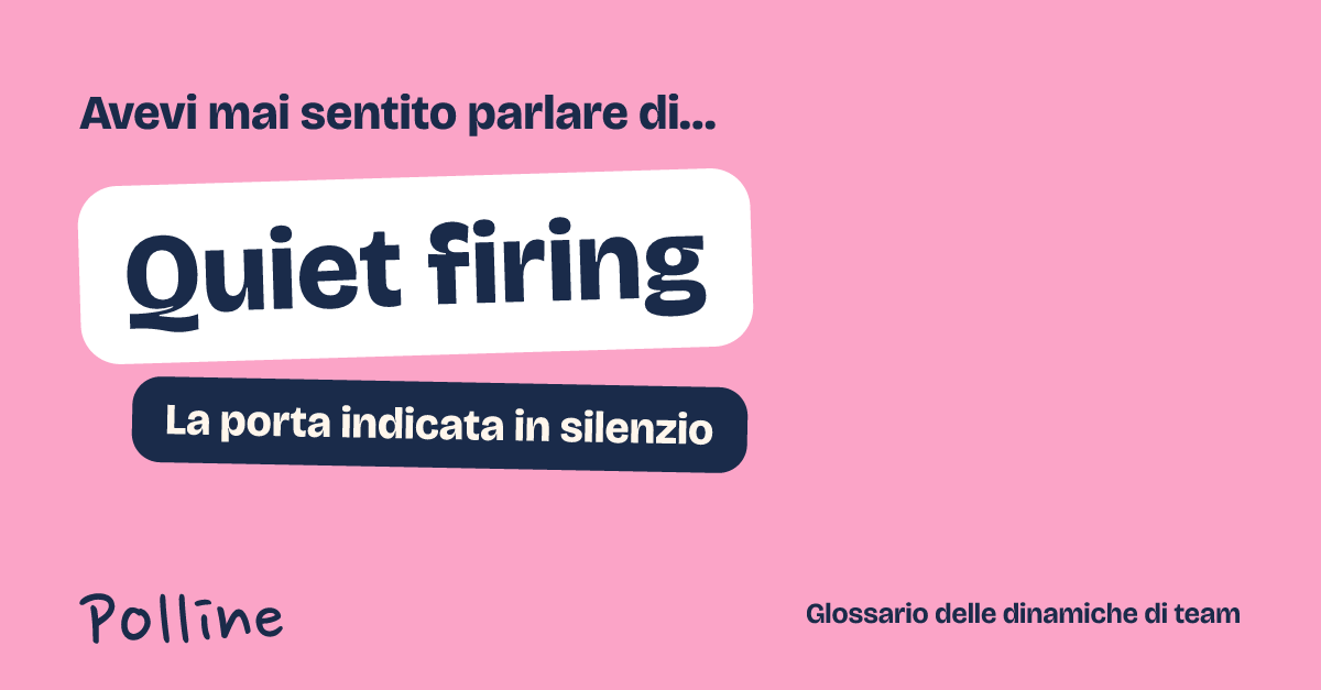 L'immagine che comparirà nel post su Quiet firing